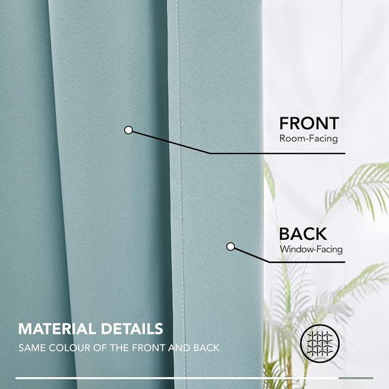 Verduisteringsgordijn met plooiband