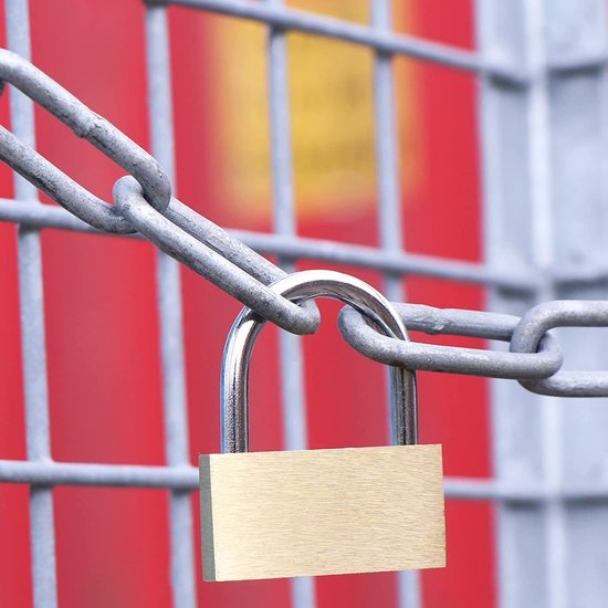 Hangsloten in verschillende ontwerpen en maten, voor thuis, op het werk of onderweg