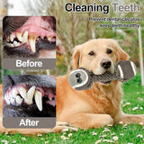 Hondenspeelgoed, robuust touwkauwspeeltje voor agressieve kauwers, interactief touwtrekken, hondentouwen voor honden, tandenpoetsen