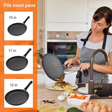 Siliconen spatbeschermingspannen, 32cm opvouwbare spatbescherming van siliconen, universele panspatbescherming, spatbeschermingsdeksel voor potten en pannen, spatbeschermingspan ter bescherming tegen vetspatten, grijs