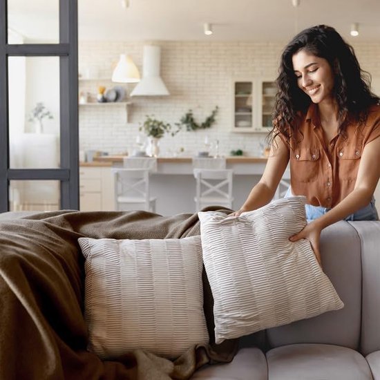 Deken voor bank, bed, knuffeldeken, zachte en warme bankovertrek, XL deken, sprei, pluizige fleecedeken, 150 x 200 cm, deken, dikke bankdeken, woondeken (donkerbruin)