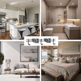 Bezemhouder muur, gereedschapshouder RVS met 2 houders en 3 haken, bezemsteelhouder, tuingereedschaphouder muur, muurbevestiging, bezemhouder voor badkamer, tuin, garage