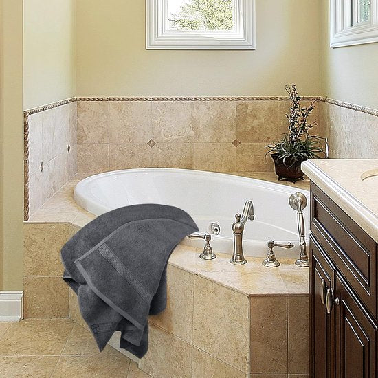 badhanddoekenset set van 4 badhanddoeken van katoen 600 g/m² 69 x 137 cm