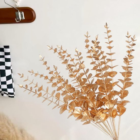 45 stuks kunstmatige eucalyptus takken, bladeren, eucalyptusbladeren, decoratie, eucalyptus, kunstplanten voor bloemstukken, huis, bruiloft,