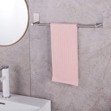 Self-Adhesive Towel Holder, Bathroom, No Drilling, Stainless Steel Towel Rail, 55 cm (Multi-Way)