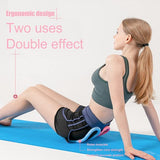 stretchring, 3 stuks, yoga-ring, pilates, cirkels, volledige lichaamstraining, fitness, cirkel, stretching, trainingstool voor dijen, buik en benen (roze, blauw, paars)