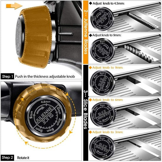 Mandoline groentesnijder