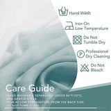 Voile Grijs Blauw Gordijnen met Ringen 140 x 270 cm(Breedte x Hoogte), Kleurverloop Semi-Clear Transparante Gordijnen voor Woonkamer Slaapkamer Kinderkamer, Set van 2