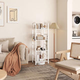 Staand rek 4 niveaus wit