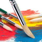 Kunstpenselenset, fijne verfkwast, hoogwaardige afwerking, perfect voor waterverf, acrylverf, olieverf in verschillende maten