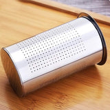 Glazen theepot roestvrij staal filter handvat hittebestendig 2000ml (zwart)