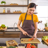 Belle Vous 3 Pak Bamboe Houten Snijplanken - 3 Verschillende Maten - Houten Snijborden voor Koken & Serveer Trays - Keuken Snijplank Set voor Groentes, Vlees, Kaas & Meer