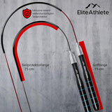 Springtouw volwassenen - Speed Rope met reservekabel - professionele kogellagers - Skipping Rope - Jump Rope - Fitness Crossfit Boksen - Springtouw Volwassenen incl. touwbeschermer + tas