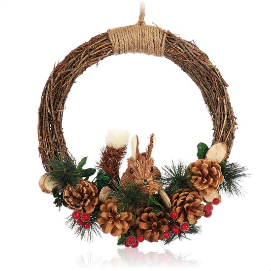 paasdecoratie is voorzien van een koord waaraan hij eenvoudig kan worden opgehangen. Perfect voor een paasstruik