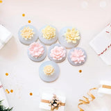 Siliconen vorm, bloemen, siliconen vorm, kaarsen, rozenkbol, siliconen vormen, 3D-bloem, kaarsvormen, siliconen, 3D-bloemen, siliconen zeepvorm, om zelf te vormen, geurkaarsen, zeep voor