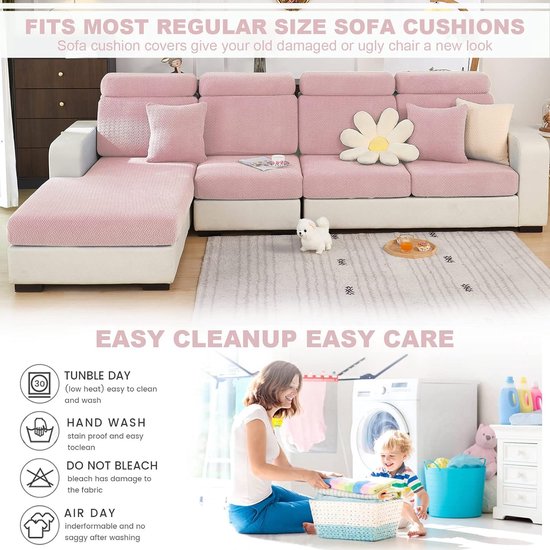 Bankovertrek stretch bankovertrek, universeel, elastisch, antislip, voor sofakussen, L-vormig, chaise longue, meubelbescherming Bankovertrek stretch, universeel, elastisch, antislip, voor sofakussen, L-vormig, chaise longue, meubelbescherming.