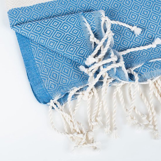 Hamamdoek, strandhanddoek, badhanddoek, saunahanddoek, 100% katoen, 100 x 200 cm, licht, zacht en absorberend, XXL hamamdoek, groot, 100 x 200 cm, sauna, hamamdoek voor dames en heren