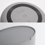 Tove Cosmetic Bin - Exclusief Badkameremmer Design uit Berlijn, 2 L Volume, Antislip, Inclusief Binnenemmer en Smart Bag-functie, Taupe (licht), Zwart