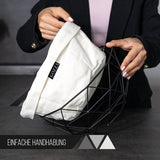 [2-in-1] fruitmand broodmand – met canvas inleg van 100% katoen – inzet is extreem robuust door weeftechniek – modern en tijdloos design