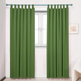 Verduisteringsgordijnen met lussen, ondoorzichtig, set van 2 Blackout curtains with loops, opaque, set of 2