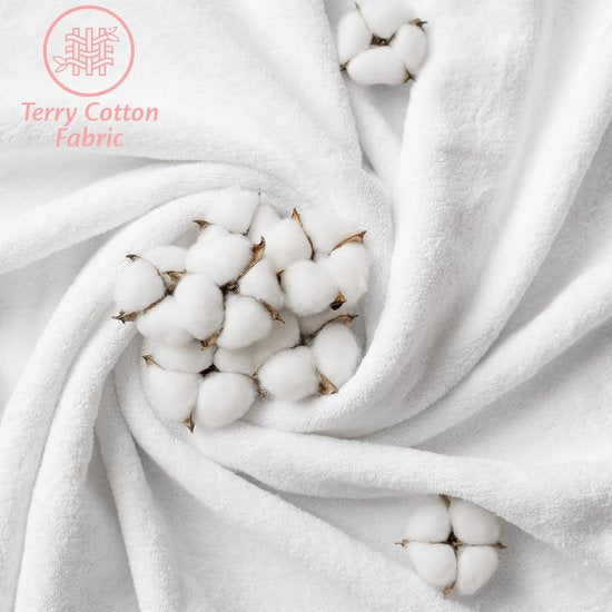 Matrasbeschermer, 180 x 200 cm, 2-delige waterdichte matrasoplegger, katoen, incontinentieonderlegger, wasbaar, vochtbescherming voor bed, bedwaterdicht, matrashoezen, ademend, anti-mijt, hypoallergeen