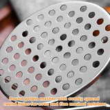 2 stuks aardappelstamper, roestvrijstalen aardappelstamper, keukenaardappelstamper, groentestamper, aardappelpers, voedselstamper, keukenhulp voor aardappelpuree, groenten en fruit