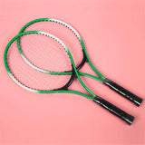Tennisrackets, ijzerlegering, tennisracketset, geen elasticiteit, kindertennisrackets, tennisrackets, twin-set met draagtas, voor kinderen