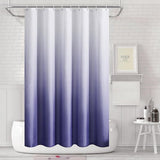 180x200cm badgordijn, douchegordijn anti-schimmel in de badkamer, gordijn voor badkuip-douche, waterdicht wasbaar, wasbaar douchegordijn van polyesterweefsel met 12 douchegordijnringen