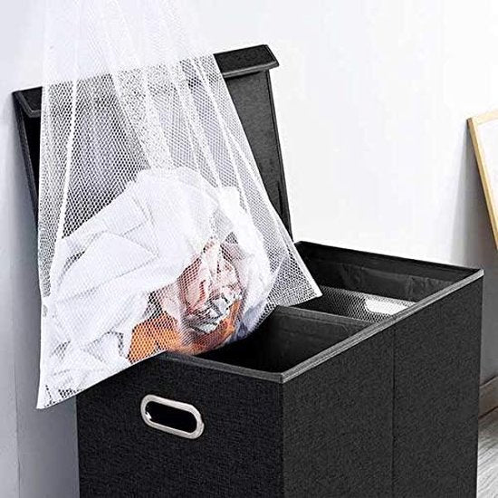 Wasmand met twee vakken, 150 liter
