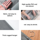 2 stuks handtasopberger, handtasorganizer hangend met 6 compartimenten, opvouwbare kledingkast handtasplank, tassenhouder voor tassen woonkamer, slaapkamer, huis, grijs/wit