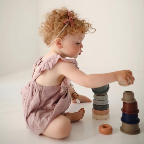 Stapelbeker speelgoed | stapeltoren met 8 bekers