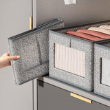 Opbergbox voor lade, kledingorganizer, opvouwbare opbergdoos voor kledingkast, ruimtebesparende oplossing voor kleding, speelgoed en meer, 44 x 30 x 20 cm