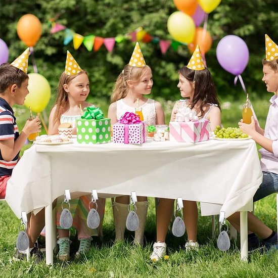 8 stuks tafelkleedgewichten met clips tafelkleed gewichten zwaar tafelkleed van natuurlijk marmer tafelkleed hanger voor familie party camping bruiloft tuin picknick