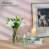 Windlicht,S: 6 x 15 cm, maat M: 8 x 20 cm, maat L: 10 x 25 cm