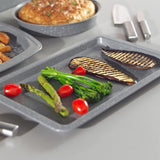 Bakvorm, 24 cm, rond, grijs