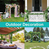 12 stuks kunstklimop, hangende slinger, kunstklimopslinger, 20 meter, voor bruiloft, feest, keuken, tuin, wanddecoratie