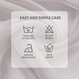 Gordijn,machinewasbaar op 30 graden Celsius