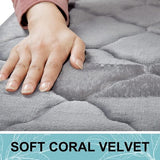 Traagschuim badkamertapijt, antislip, zachte badmat, absorberend, wasbaar, onderhoudsvriendelijke douchemat, 40 x 60 cm, grijs