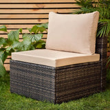 Stone Waterproof Rattan Furniture 56 cm x 45 cm Replacement Back Cushion