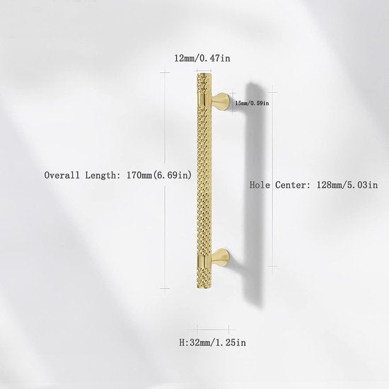 6 stuks meubelgrepen 128 mm gatafstand, keukengrepen, goudkleurig, moderne kastgrepen, ladekast, trekgrepen, stanggrepen, zinklegering, relinggrepen, handgrepen voor keuken, laden, badkamer, decoratief