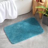 Badmat, badmat, badmat, antislip, absorberend, wasbaar, voetmatten voor woonkamer, badkamer, 50 x 80 cm, blauw-groen Badmat, badmat, badmat, antislip, absorberend, wasbaar, deurmatten voor woonkamer, badkamer, 50 x 80 cm, blauw-groen.