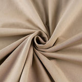 Deluxe Beddengoedset, 155 x 220 cm, 100% katoen, dekbedovertrek met kussensloop 80 x 80 cm, hoogwaardig dekbedovertrek met ritssluiting, Made in EU, beige, 155 x 220 cm