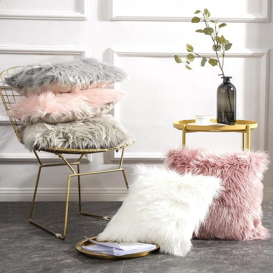 imitatie schapenvacht voor woonkamer, slaapkamer, kinderkamer; als kleed voor het bed of in een stoel of bank