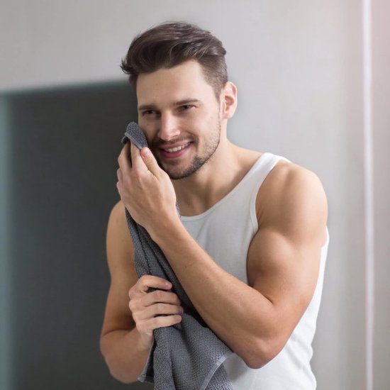 6 stuks keukendoeken, katoen, theedoeken, absorberende keukendoeken, zachte poetsdoeken, wafeldoek, keukenhanddoek voor het reinigen van plaat, tafelblad, baraanrecht, 34 x 34 cm