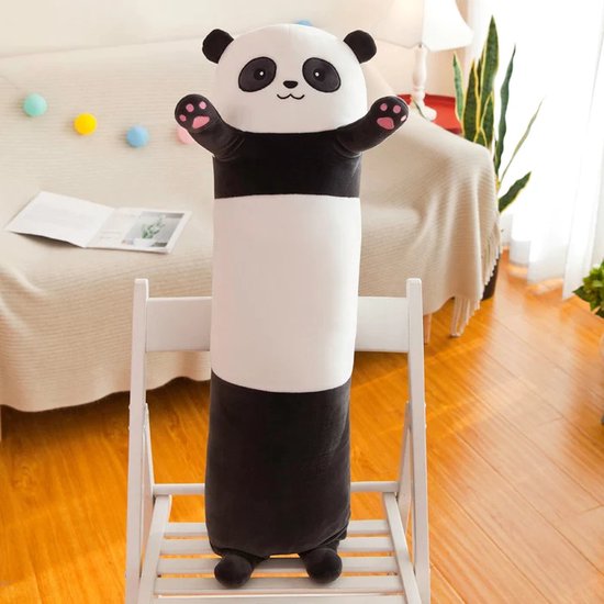 Frooneys Poppy - Lange pluche/plush/plushie knuffel kussen - Kawaii Panda Hugger - 90cm