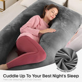 160 cm XXXL zwangerschapskussen voedingskussen 160 cm XXXL U-vormig zwangerschapskussen voor grote moeders
