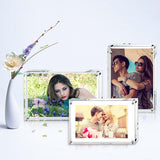 Magnetische Fotolijsten 13x18cm Acryl Fotolijsten 10+10mm Dikte Bureautafel Helder - Pakket van 3