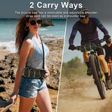 Fietsstuurtas, voorvak, fietstas opbergtas, fietstas voor stuur, multifunctionele fietstas met schouderriem, voor racefiets, mountainbike