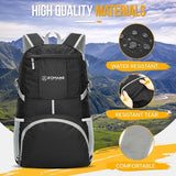 Ultralichte opvouwbare wandelrugzak, 35 liter, multifunctionele opvouwbare, waterdichte dagrugzak voor outdooractiviteiten, kamperen, dagelijks gebruik, l