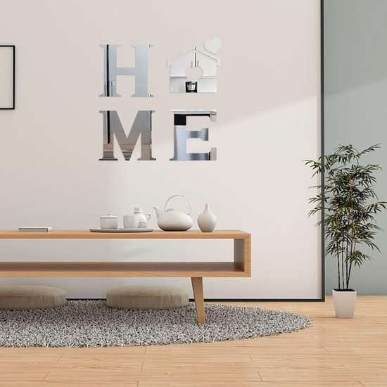 Spiegelwandsticker 3D acrylspiegelwandsticker 3D verwijderbare acrylspiegelwanddecoratie Acrylspiegelsticker zelfklevend voor thuis slaapkamer woonkamer decoratie.